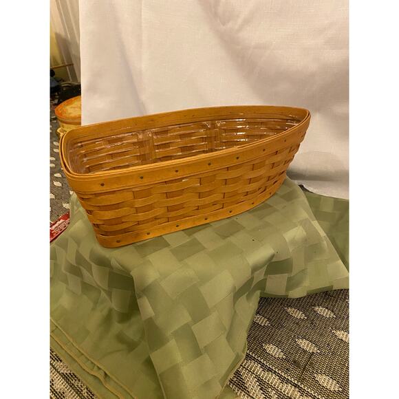 Longaberger Row Your Boat Basket+Plastic Protector SIGNED by 6 FAMILY members - Picture 2 of 14